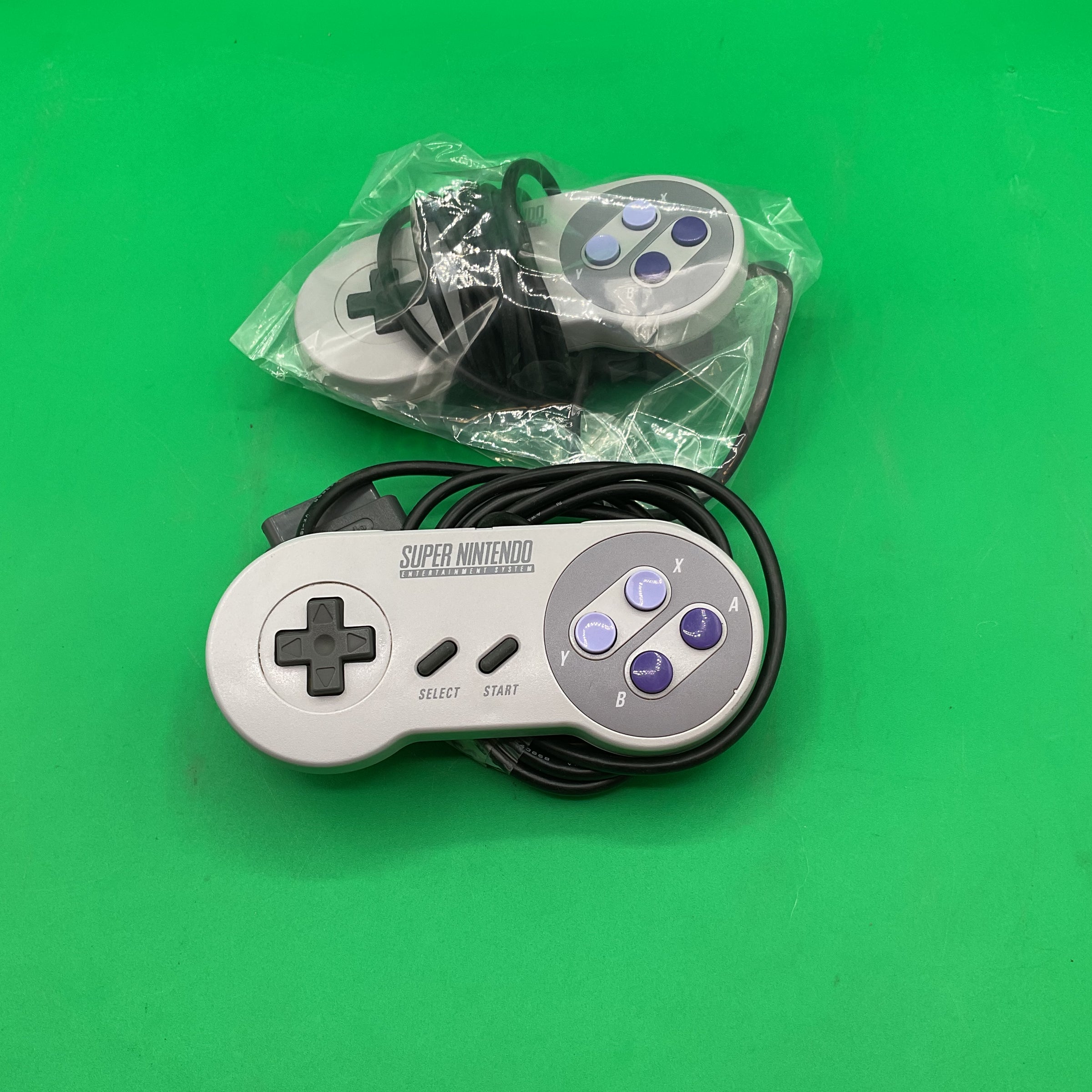 Vintage, Original Super Nintendo Controllers (2) Gray SNES Model #SNS ...