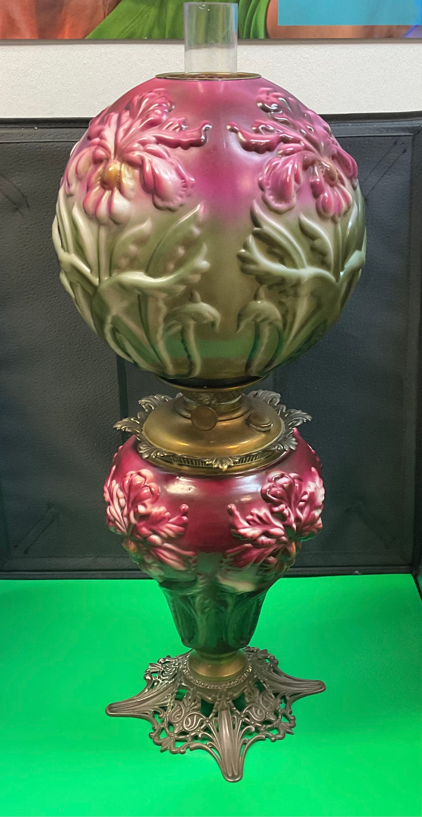 Antique gone with the wind lamp 2025